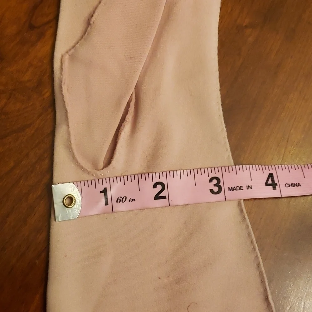 Vintage Stretch Nylon Pink Gloves 7